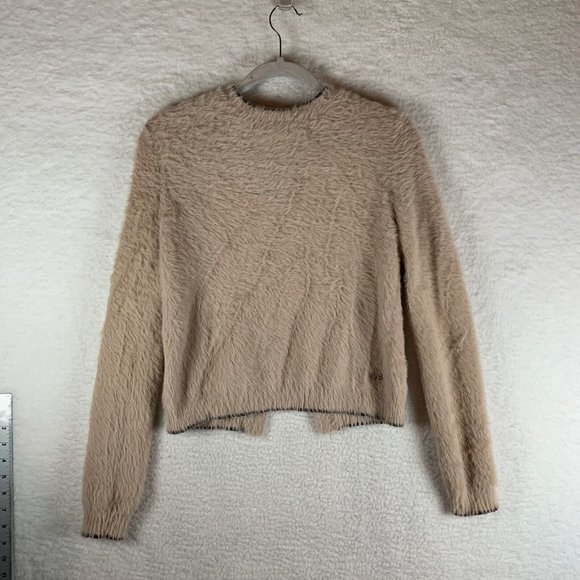 Victoria Beckham VVB Cardigan Sweater Women's‎ Pink Black Trim Designer 7280 - Picture 2 of 8